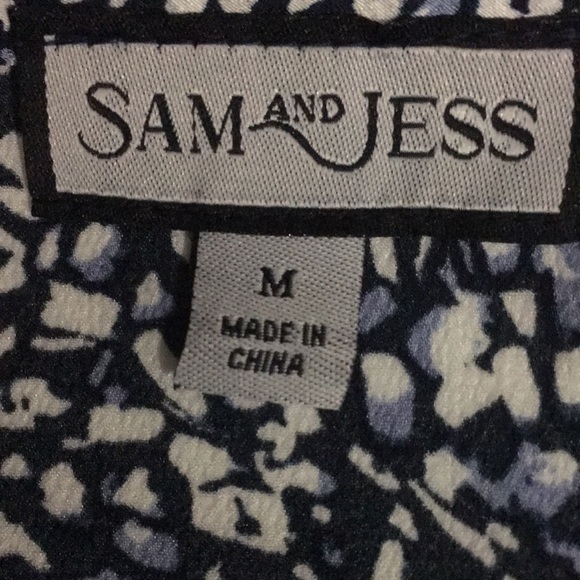 Sam & Jess Women’s Blouson Top new with Tag Size S & M - Picture 3 of 4